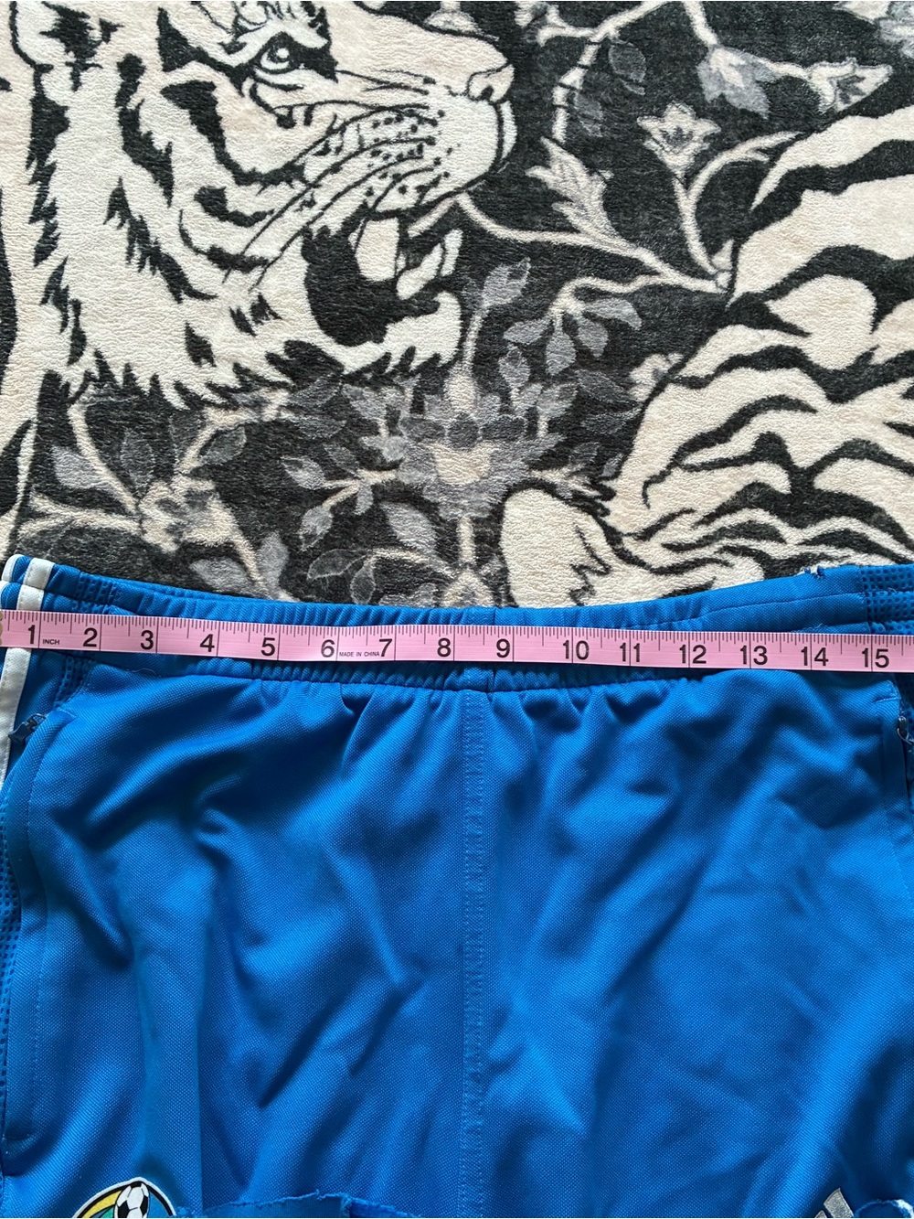002 - VINTAGE 00s ADIDAS KANSAS CITY WIZARDS MLS SOCCER BAGGY SHORTS - Picture 5 of 8